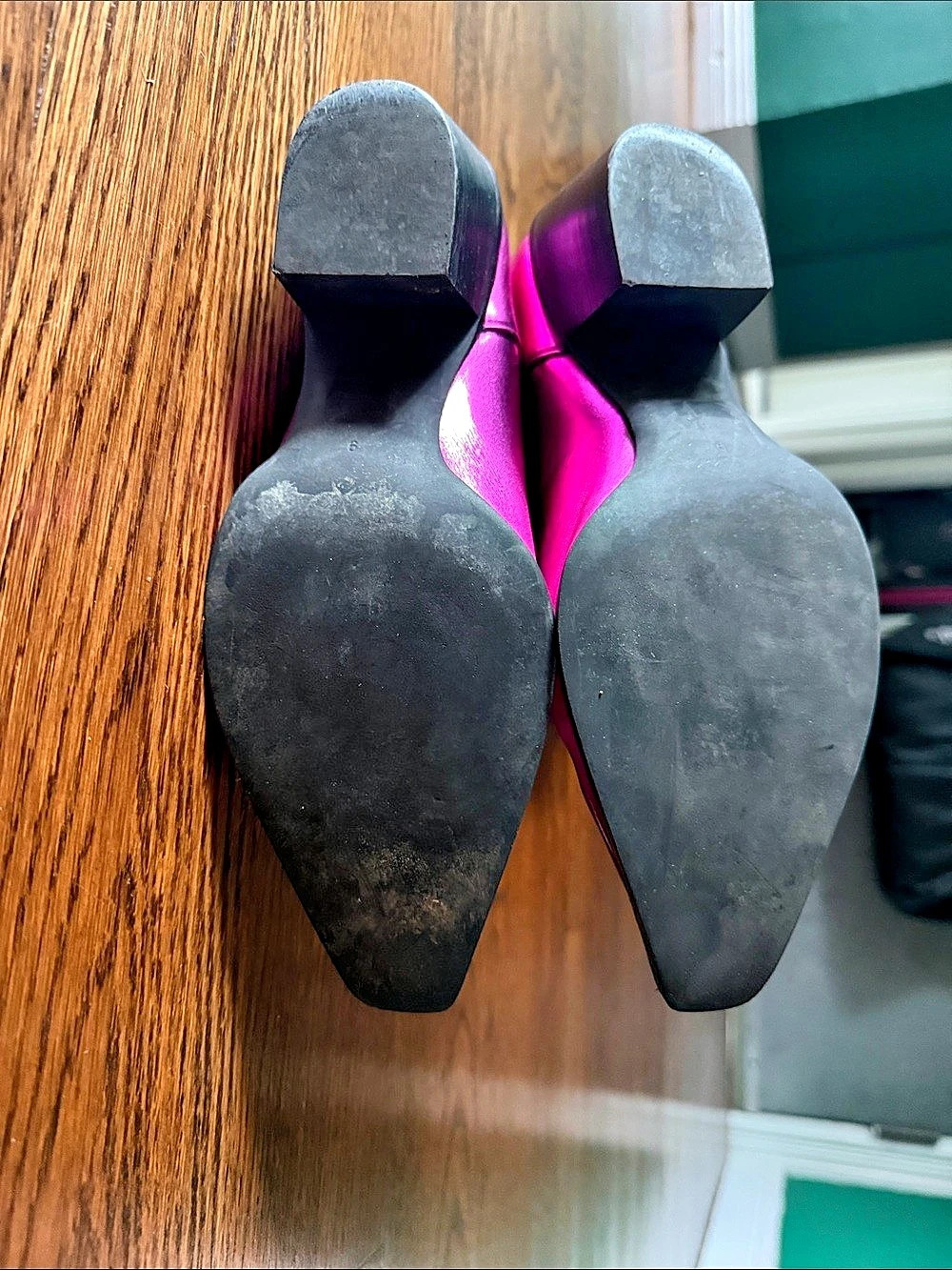 Jeffrey Campbell Pink Metallic Dagget Boots US 9 - Picture 4 of 5